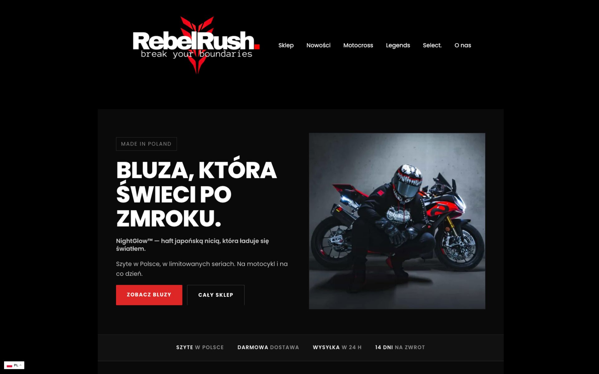 RebelRush – sklep internetowy z odzieżą motocyklową