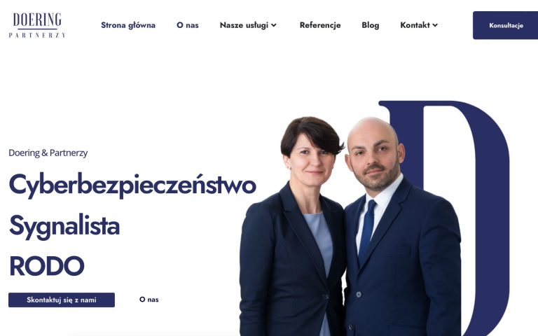 Doering & Partnerzy – strona dla kancelarii doradcze