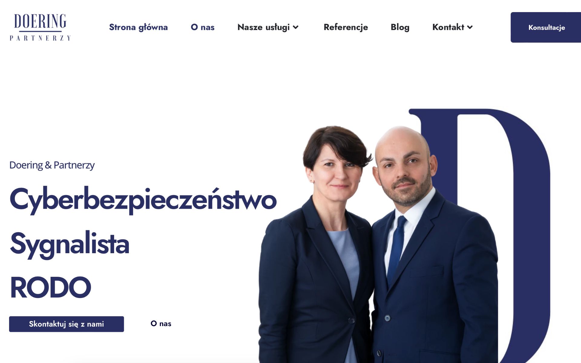 Doering & Partnerzy – strona dla kancelarii doradcze